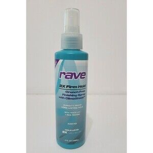 Rave Hair Finishing Spray 2X Firm Hold Crunch Free Scented 4 fl oz